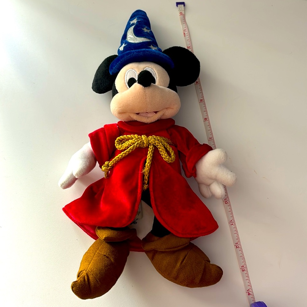 Disney Sorcerer Mickey Mouse Plush - Fantasia - Picture 4 of 5